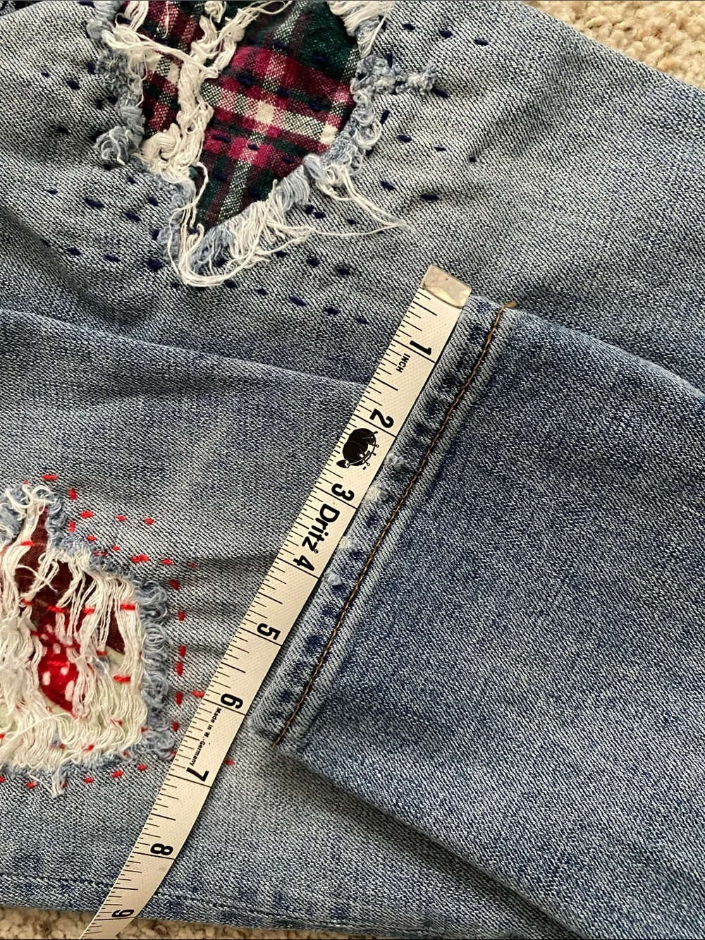 GAP Embroidered/Patched Best Girlfriend Jeans. 30R. - Picture 10 of 12